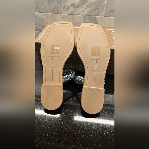 NIB Dolce Vita Electric Blue Braided Sandals 7.5 - Picture 5 of 7